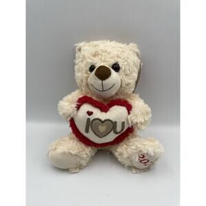 American Greetings 7" Valentine's Bear Plush Stuffed Animal 2020 New With Tags